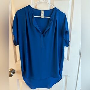 Allison Joy, Royal Blue Shirt, Medium